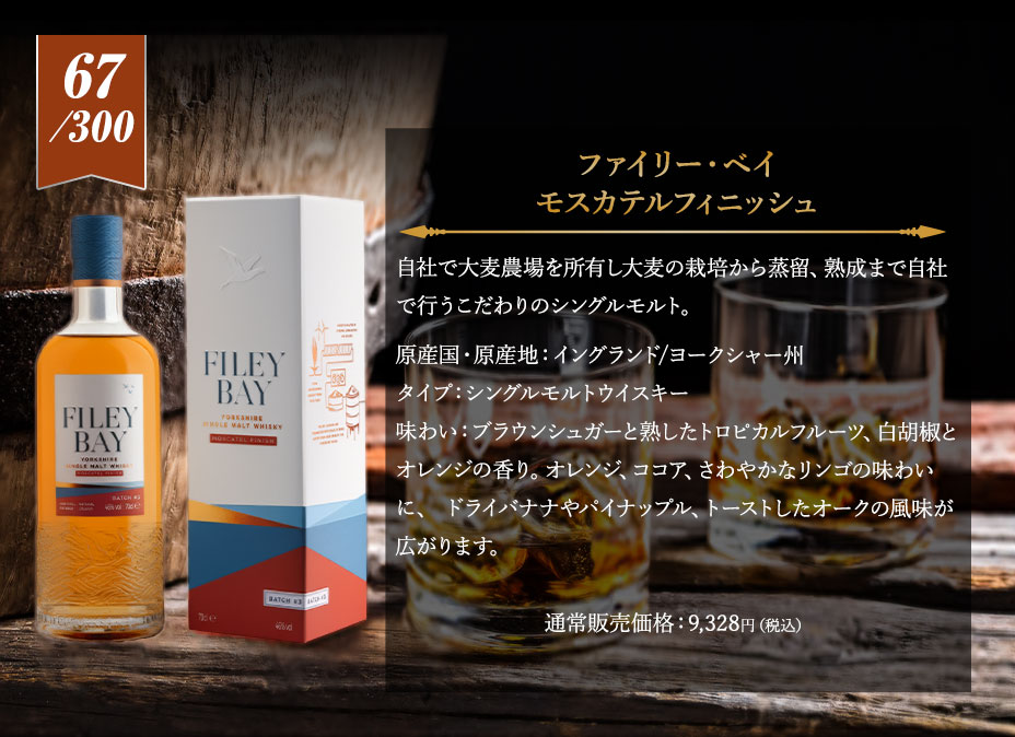 ６等賞：ファイリー・ベイ　モスカテルフィニッシュ